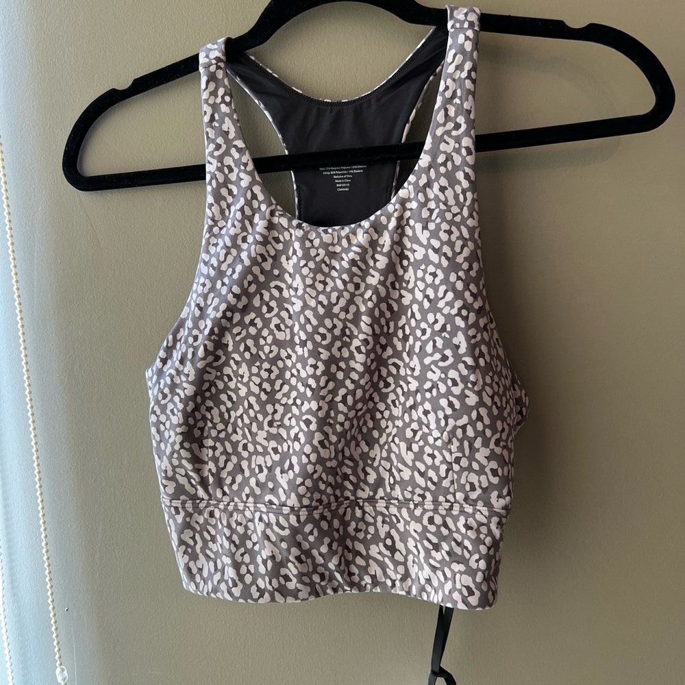 NWT Let’s Move Harris Bra in Graphite Cheetah